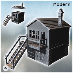 Modern building with access...