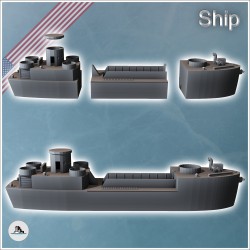 Landing Craft Infanterie (LCI) bateau de débarquement américain (8)