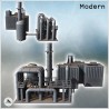 Industrial building set with storage silo and ventilation chimney (3)
