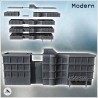 Modern Flat Roof Hospital with Wave Architecture (Intact Version) (8)