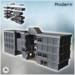 Hôpital moderne à toit plat avec architecture en vague (version détruite) (9)