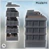 Hôpital moderne à toit plat avec architecture en vague (version détruite) (9)