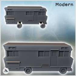 Caravane moderne avec multiples fenêtres et porte latérale (3)