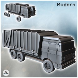 Modern Dump Truck with...