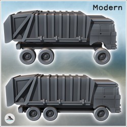 Camion-benne moderne avec cabine avant (8)
