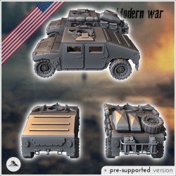 Humvee M998 High mobility multipurpose wheeled vehicle HMMWV all-terrain vehicle (6)