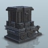 Indian temple with animal statues |  | Hartolia miniatures