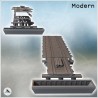Improvised wooden log bridge with float and railway tracks (17)