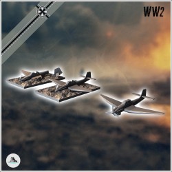 Set de trois Junkers Ju 87...