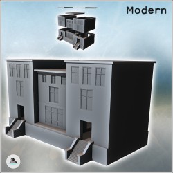 Bâtiment moderne de...
