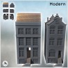 Set de deux maisons flamandes modernes (15)