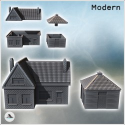 Set de deux maisons modernes (Veghel, Pays-Bas)