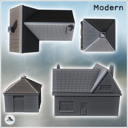 Set of two modern houses (Veghel, Netherlands)