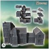 Large medieval building with stone base and wooden corner (3)