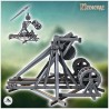 Medieval trebuchet with wooden counterweight (1)