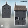 Maison moderne avec deux étages et toit en tuiles à cheminée (version intacte) (3)