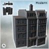 Large modern building in three parts with four floors and roof windows (36)