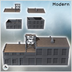 Large two-storey building with wooden roof structure (21)