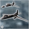 Modern twin-engine transport aircraft casing (2)