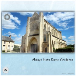Set of buildings of the Abbey of Notre-Dame d'Ardenne (Calvados, Normandy, France)