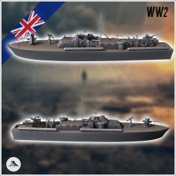Bateau lance-torpille Anglais (2)