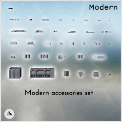 Set d'accessoires modernes...