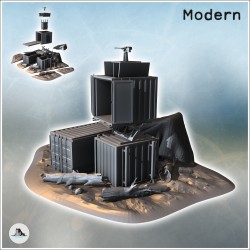 Modern guard post with...