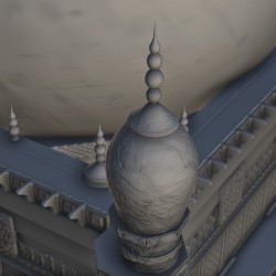 Indian temple with dome 14