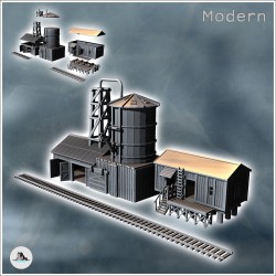 Modern industrial station...