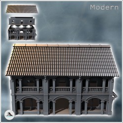 Colonial two-storey house with tiled roof (14)