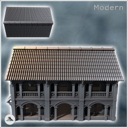 Maison coloniale à étage et toit en tuile (14)