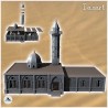 Eastern Arab Mosque with domed minaret and annex (16)