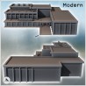 Central police headquarters with multiple floors, flat roof, and photovoltaic panels (11)