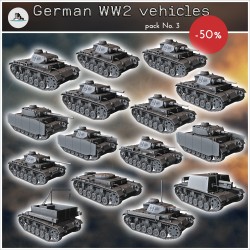 German WW2 vehicles pack...