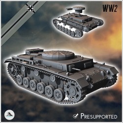 German WW2 vehicles pack No. 3 (Panzer III and variants)