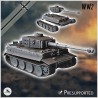 German WW2 vehicles pack No. 4 (Tiger I and variants)