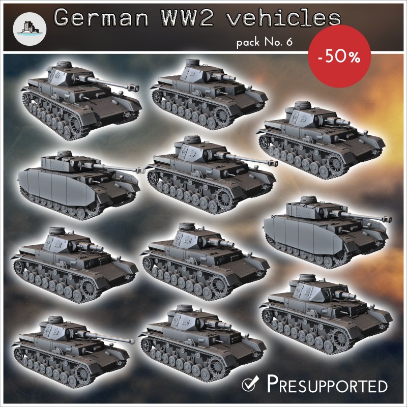 Pack de chars Allemands Panzer IV No. 2