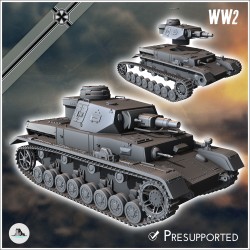 German WW2 vehicles pack (Panzer IV No. 2)