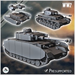 Pack de chars Allemands Panzer IV No. 2