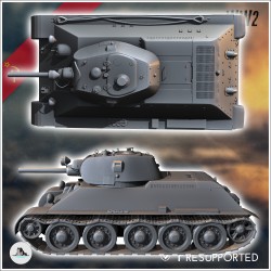 T-34 76 M1940 Model 1940 (T-34/76A) with front headlight