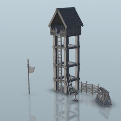 Viking wooden outpost