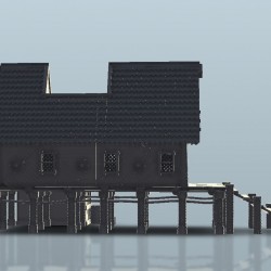 Viking house on stilts |  | Hartolia miniatures