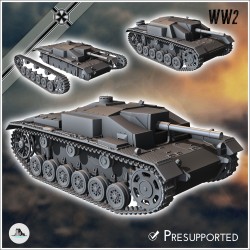 Sturmgeschutz StuG III Ausf. F Schwade flamethrower Flammenwerfer