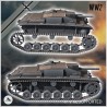 Sturmgeschutz StuG III Ausf. F Schwade lance-flamme Flammenwerfer
