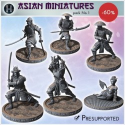 Asian miniatures pack No. 1