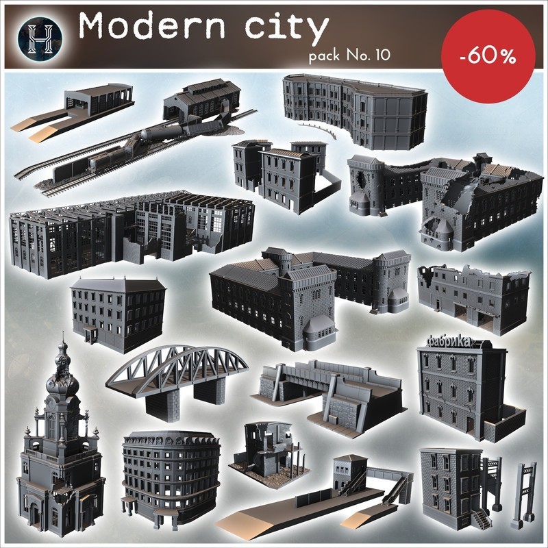 Modern city pack No. 11