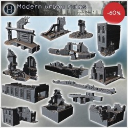 Pack de ruines modernes urbaines No. 3