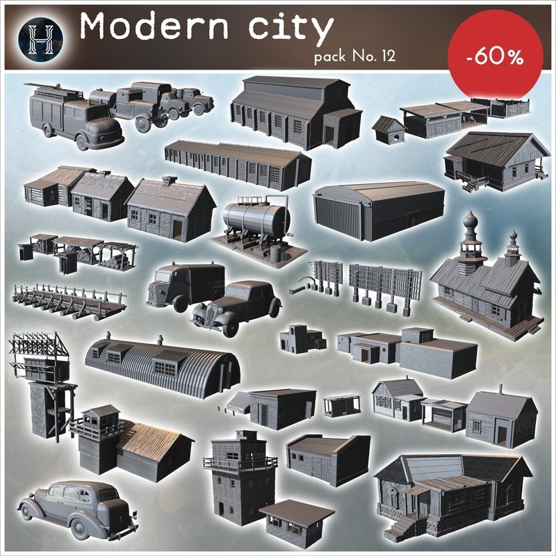 Modern city pack No. 12