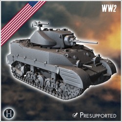 US American WW2 tanks pack No. 1