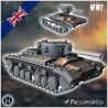 Pack de véhicules Anglais 39-45 No. 1 (char d'infanterie Valentine)